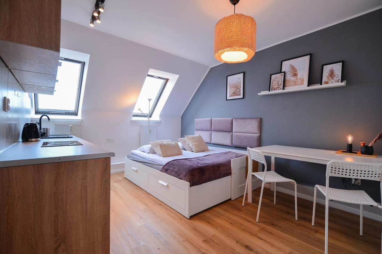 Citystay Brzezno Studio 3 Min Do Plazy Gdańsk Buitenkant foto